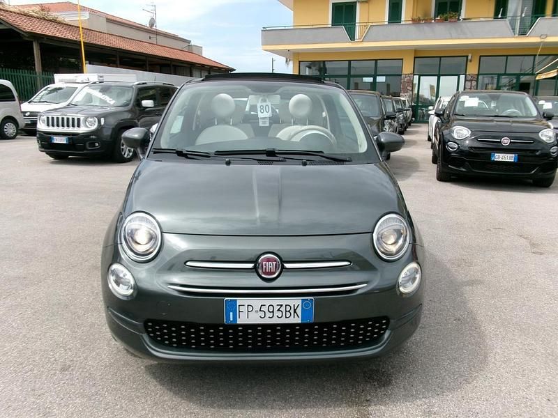 Begagnad Fiat 500C Lounge 69 HK (50 kW) 2018 Grå Cab