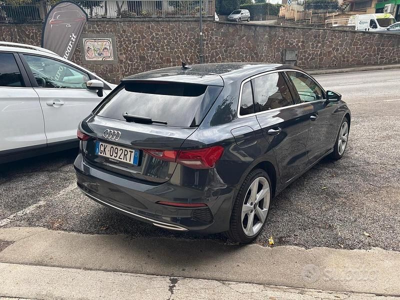 Usata Audi A3 Advanced 150 CV (110 kW) 2022 Grigio Berlina