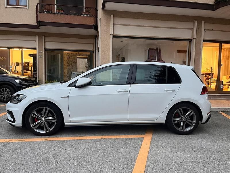 Usata VW Golf VII R-line 2019 Bianco Berlina