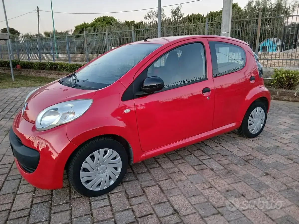 Usata Citroën C1 68 CV (50 kW) 2007 Rosso Utilitaria