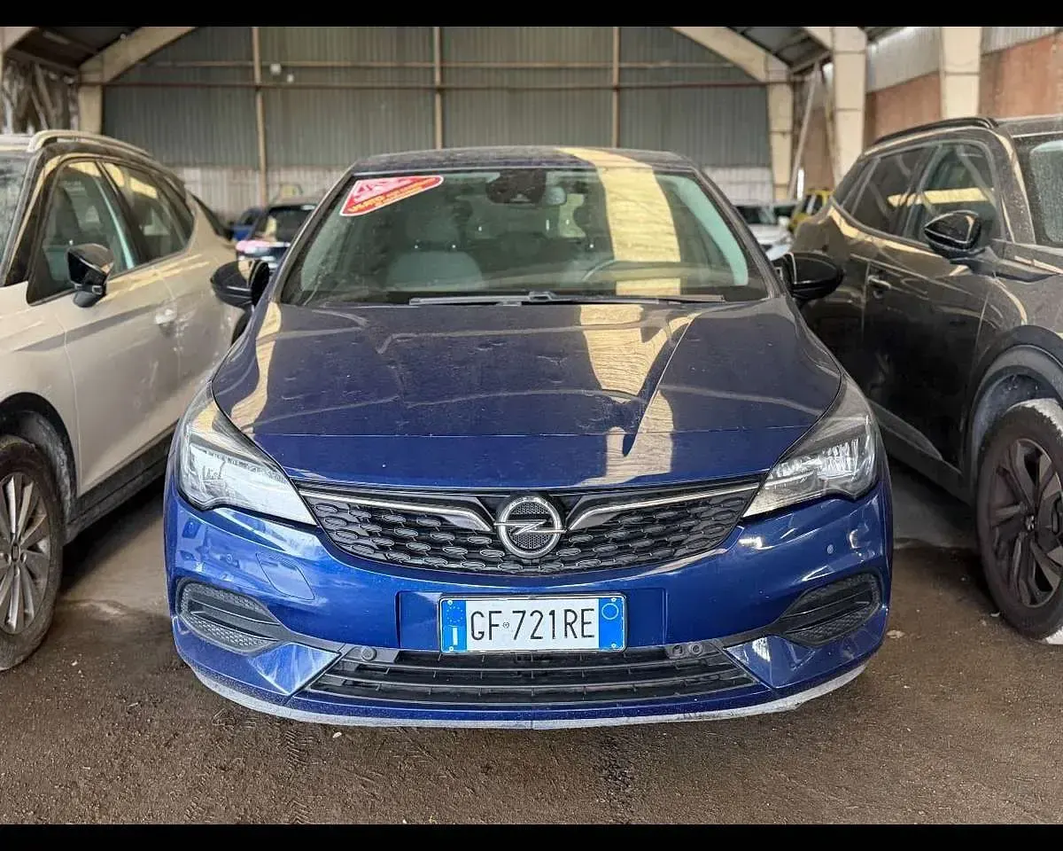 Usata Opel Astra Business Elegance 111 CV (81 kW) 2021 Blu Berlina