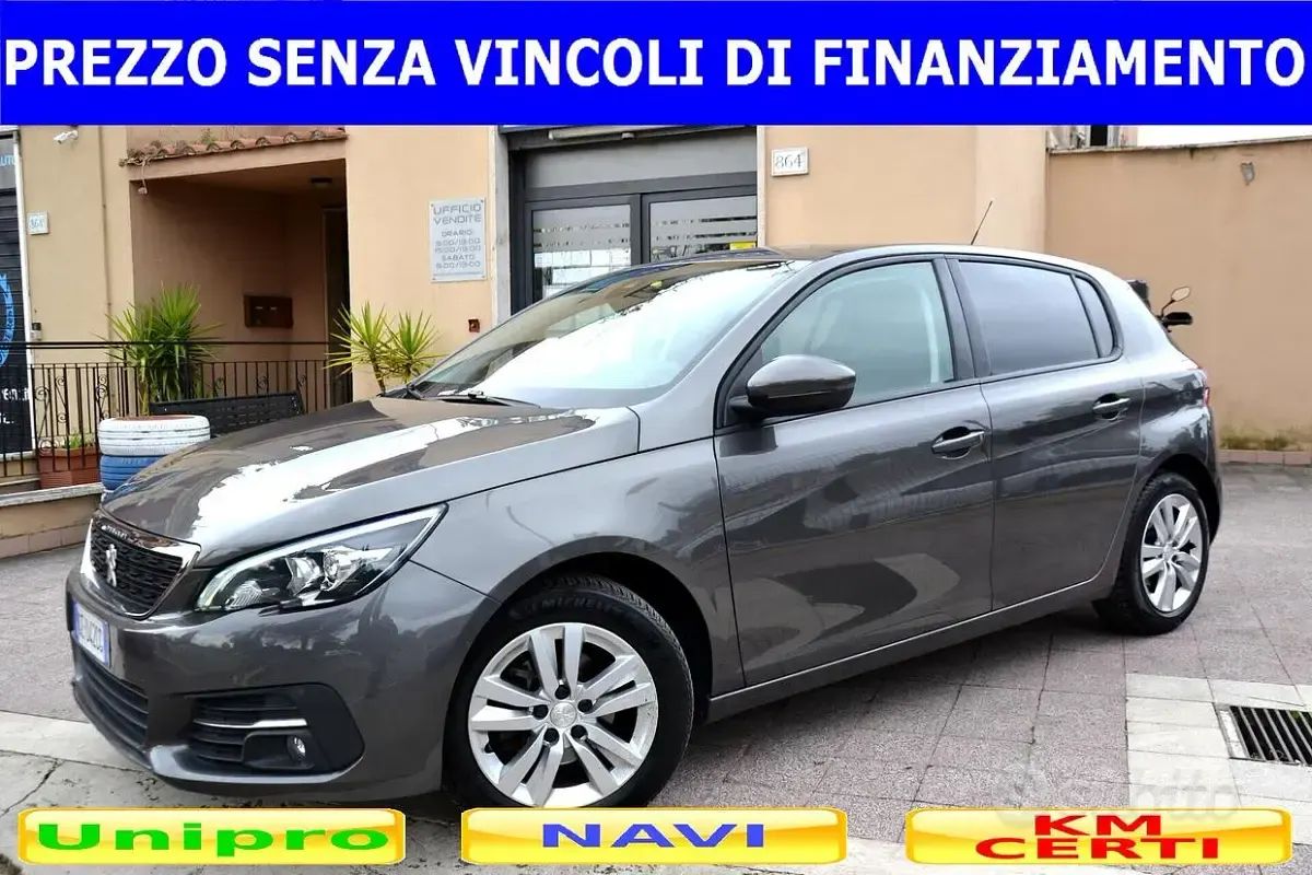 Usata Peugeot 308 Allure 131 CV (96 kW) 2021 Grigio Berlina