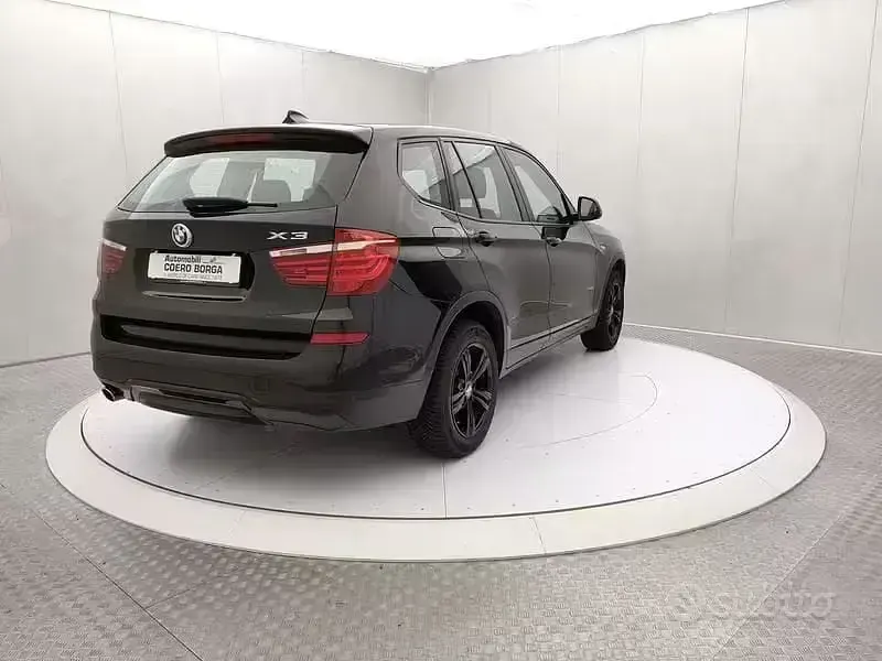 Usata BMW X3 Advantage 190 CV (139 kW) 2017 Nero SUV