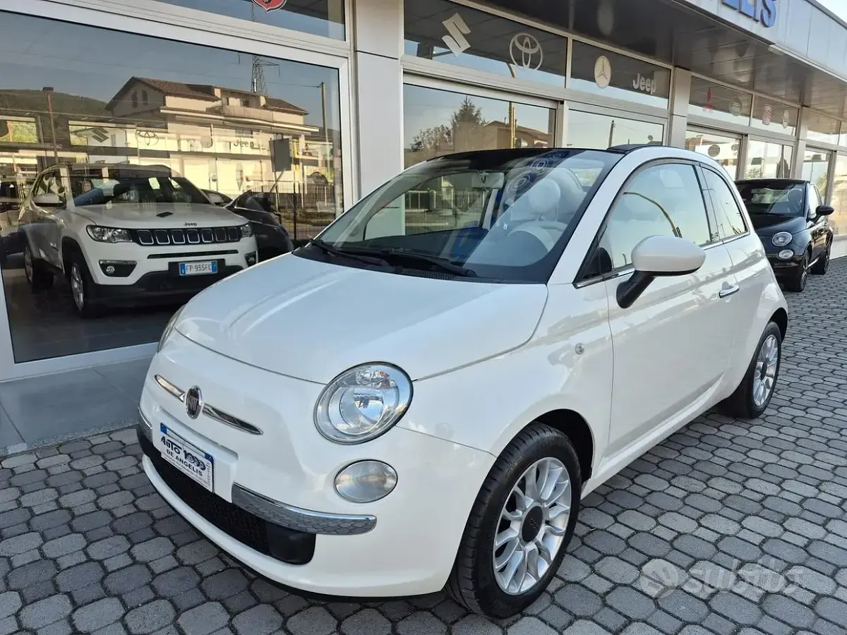 Usata Fiat 500C 69 CV (50 kW) 2014 Bianco Cabrio