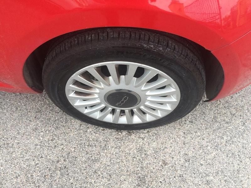 Usata Fiat 500 Lounge 69 CV (50 kW) 2009 Rosso Cabrio