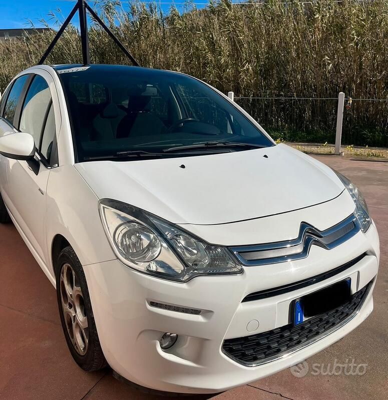 Bianco Usata 2013 Citroën C3 Exclusive Due volumi | 6500 € (Buon prezzo) - Immagine 1/4