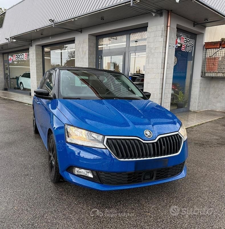 Usata Skoda Fabia 60 CV (44 kW) 2021 Blu Berlina