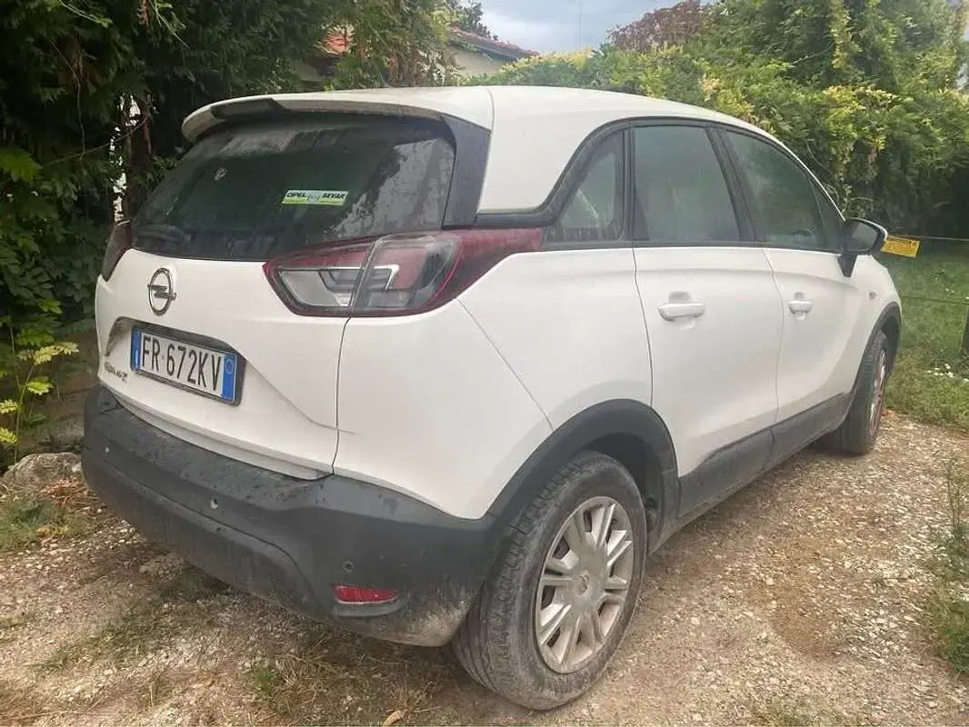 Usata Opel Crossland X 83 CV (61 kW) 2018 Bianco SUV