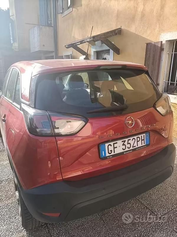 Usata Opel Crossland X Edition 110 CV (80 kW) 2021 Rosso SUV