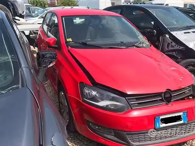 Usata VW Polo 90 CV (66 kW) 2010 Rosso Utilitaria