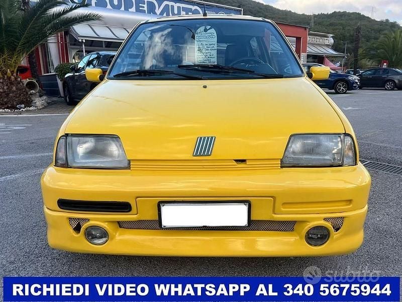 Usata Fiat Cinquecento Abarth 54 CV (39 kW) 1998 Giallo Utilitaria