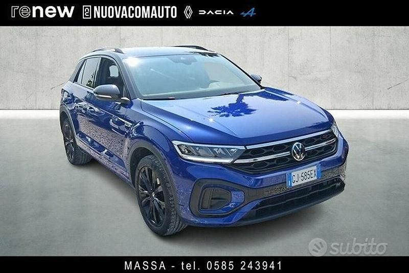 Usata VW T-Roc R-line 150 CV (110 kW) 2022 Blusilver SUV
