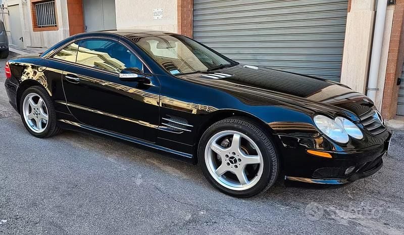 Usata Mercedes SL500 306 CV (225 kW) 2002 Nero Cabrio