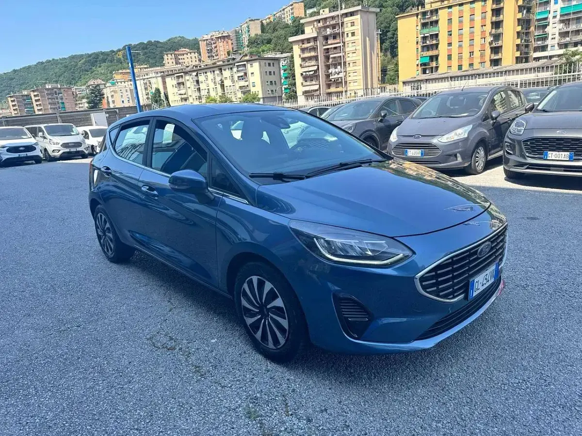 Usata Ford Fiesta Titanium 125 CV (91 kW) 2023 Blu/azzurro Utilitaria