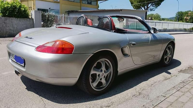 Usata Porsche Boxster 204 CV (150 kW) 1997 Argento Cabrio