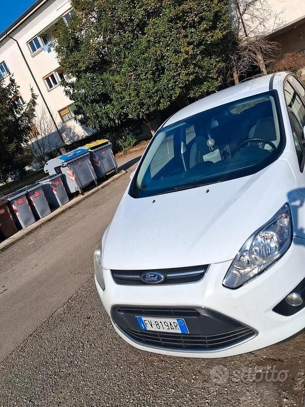 Usata Ford C-MAX 115 CV (84 kW) 2014 Bianco Monovolume