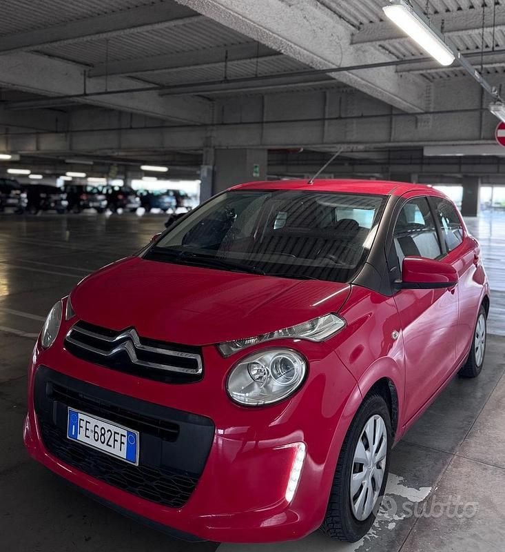 Usata Citroën C1 Shine 69 CV (50 kW) 2016 Rosso Utilitaria