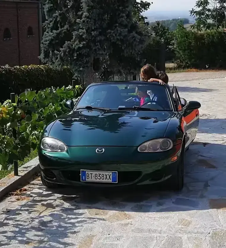 Usata Mazda MX5 110 CV (80 kW) 2001 Verde Cabrio