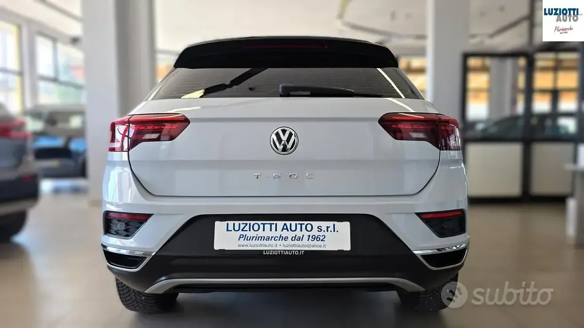 Usata VW T-Roc Advance 150 CV (110 kW) 2019 Bianco SUV