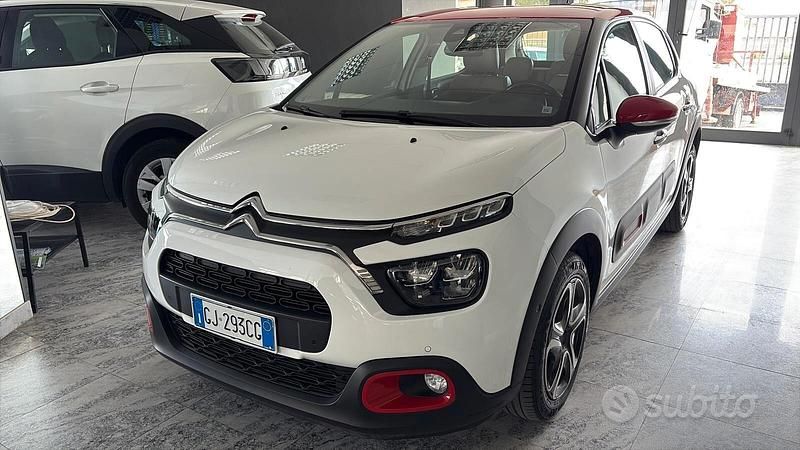 Usata Citroën C3 Shine 102 CV (75 kW) 2022 Bianco Utilitaria