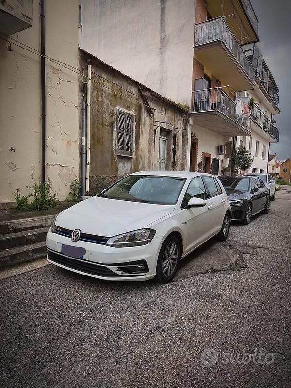 Usata VW Golf VII 2019 Bianco Berlina