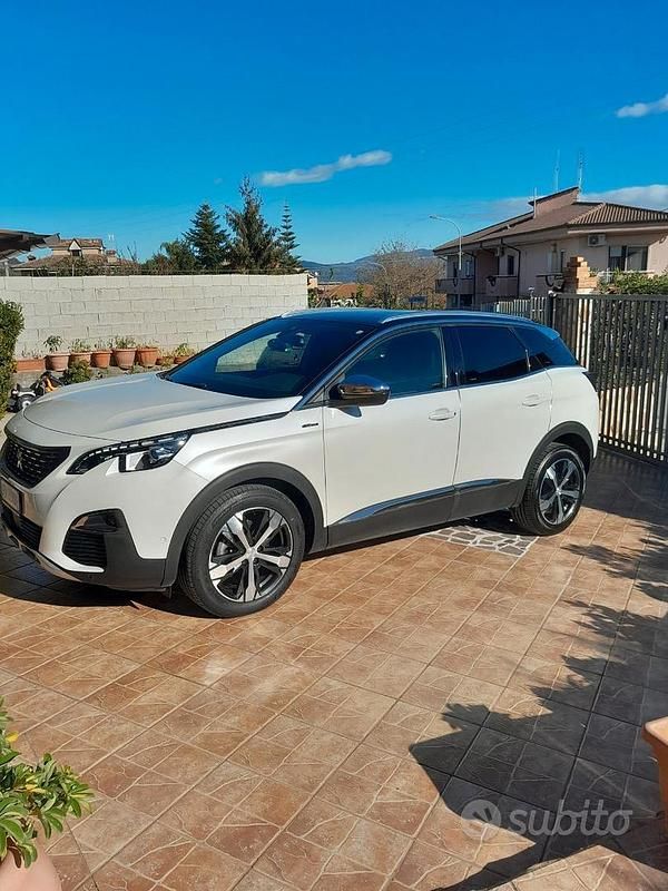 Usata Peugeot 3008 GT-line 150 CV (110 kW) 2018 Bianco SUV