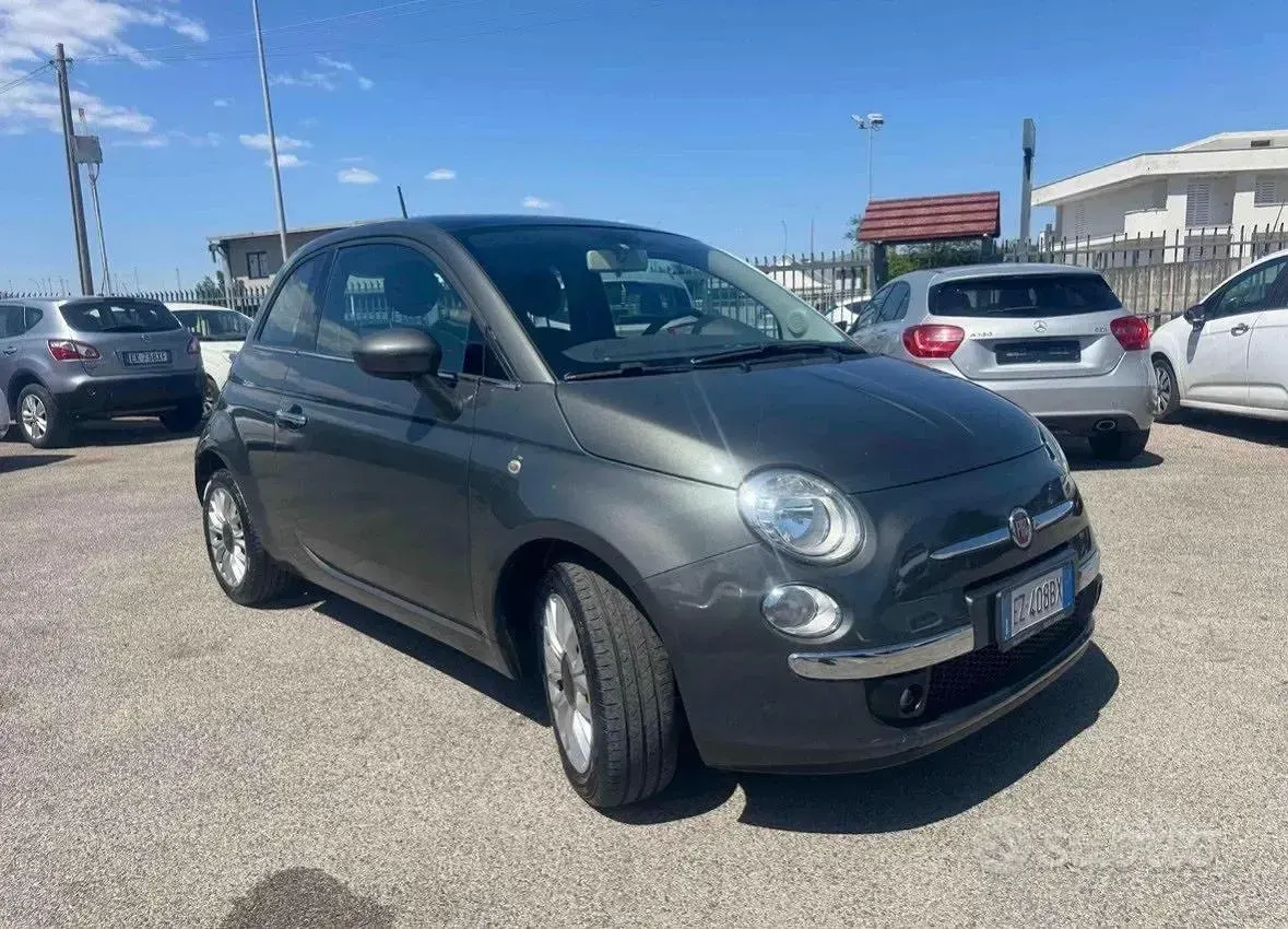 Occasion Fiat 500 Lounge 95 ch (69 kW) 2014 Gris Citadine