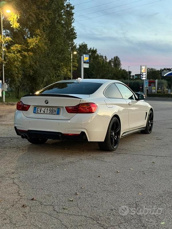 Usata BMW 420 Coupé M Sport 184 CV (135 kW) 2014 Bianco Coupé