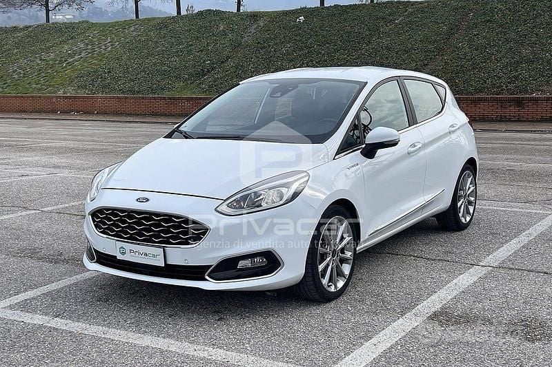 Usata Ford Fiesta Vignale 100 CV (73 kW) 2018 Bianco Utilitaria