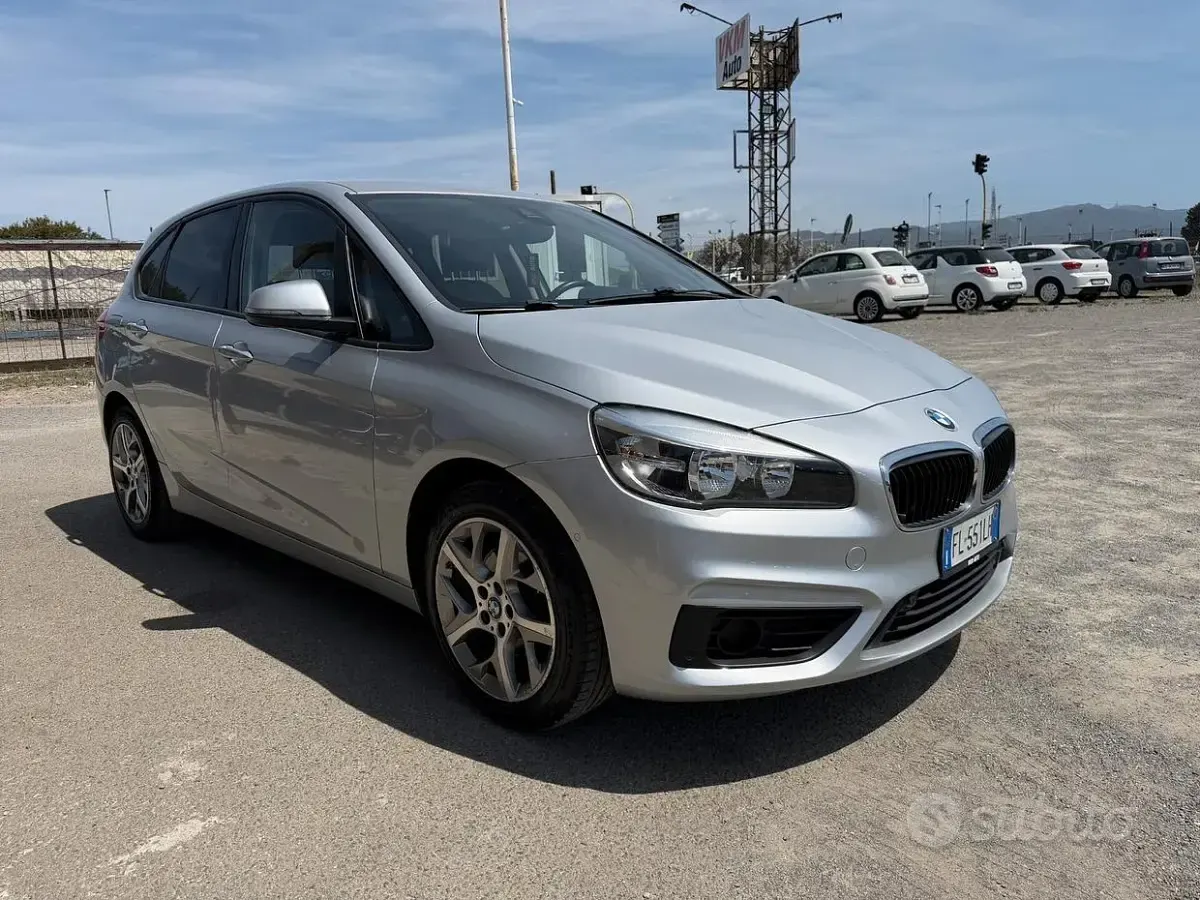 Usata BMW 216 Active Tourer Efficient Dynamics 116 CV (85 kW) 2017 Grigio Monovolume