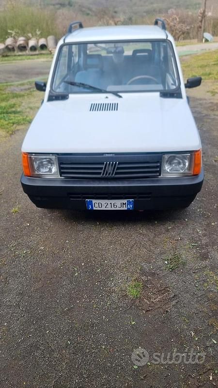 Usata Fiat Panda 2002 Bianco Utilitaria