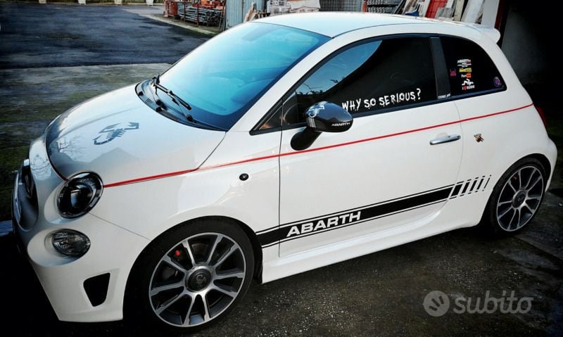 Bianco Usata 2023 Abarth 595 Turismo Due volumi | 21.000 € (Buon prezzo) - Immagine 1/4