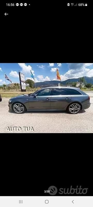 Usata Audi A6 S-Line 190 CV (139 kW) 2018 Grigio Station wagon