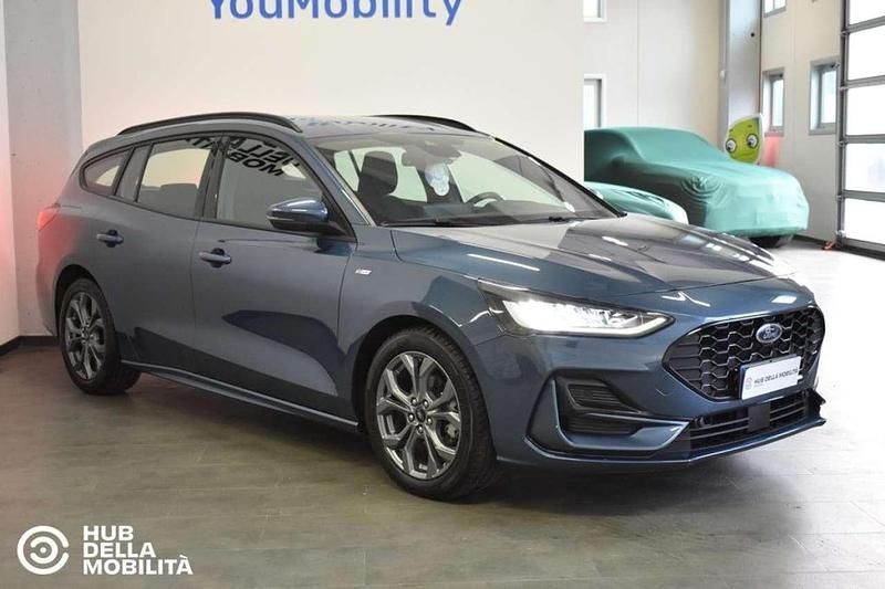 Usata Ford Focus ST-Line 125 CV (91 kW) 2023 Blu Station wagon