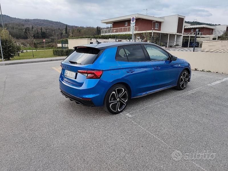 Usata Skoda Fabia Monte Carlo 150 CV (110 kW) 2024 Blu/azzurro Utilitaria