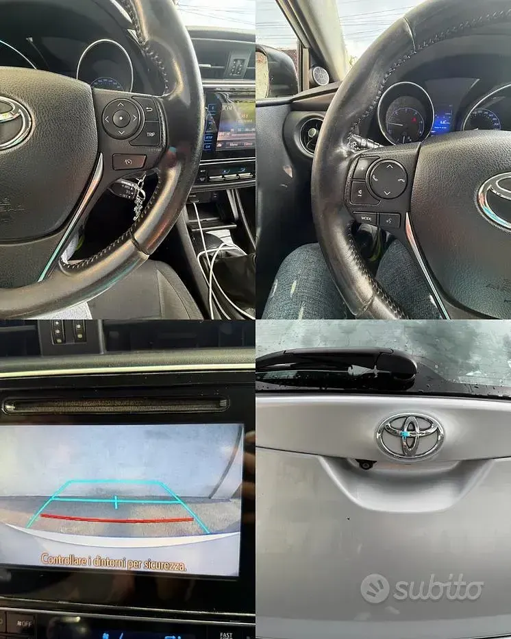 Usata Toyota Auris 90 CV (66 kW) 2016 Grigio Berlina