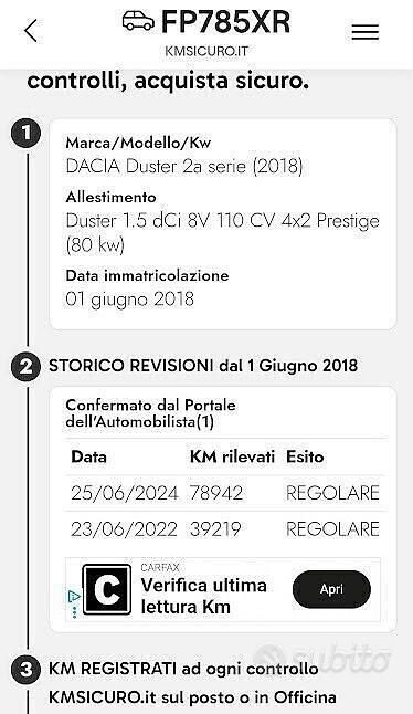 Usata Dacia Duster Comfort 110 CV (80 kW) 2018 Grigio SUV