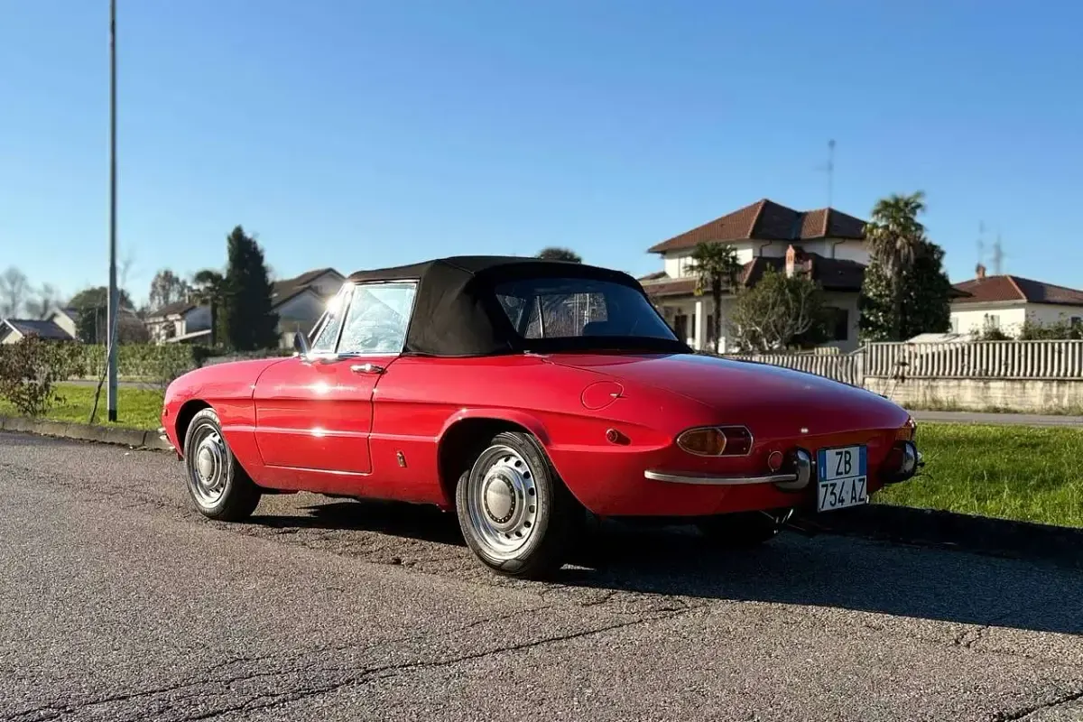 Usata Alfa Romeo Spider Veloce 132 CV (97 kW) 1970 Rosso Cabrio