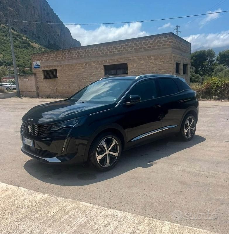 Usata Peugeot 3008 130 CV (95 kW) 2021 Nero SUV