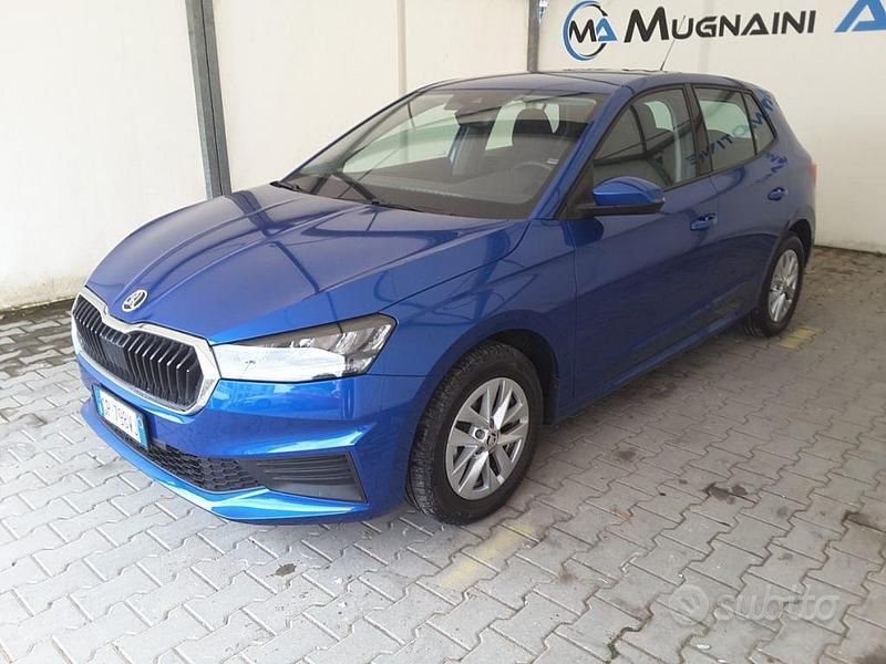 Usata Skoda Fabia Ambition 80 CV (58 kW) 2023 Blu Utilitaria