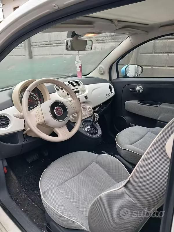 Usata Fiat 500 69 CV (50 kW) 2011 Bianco Berlina