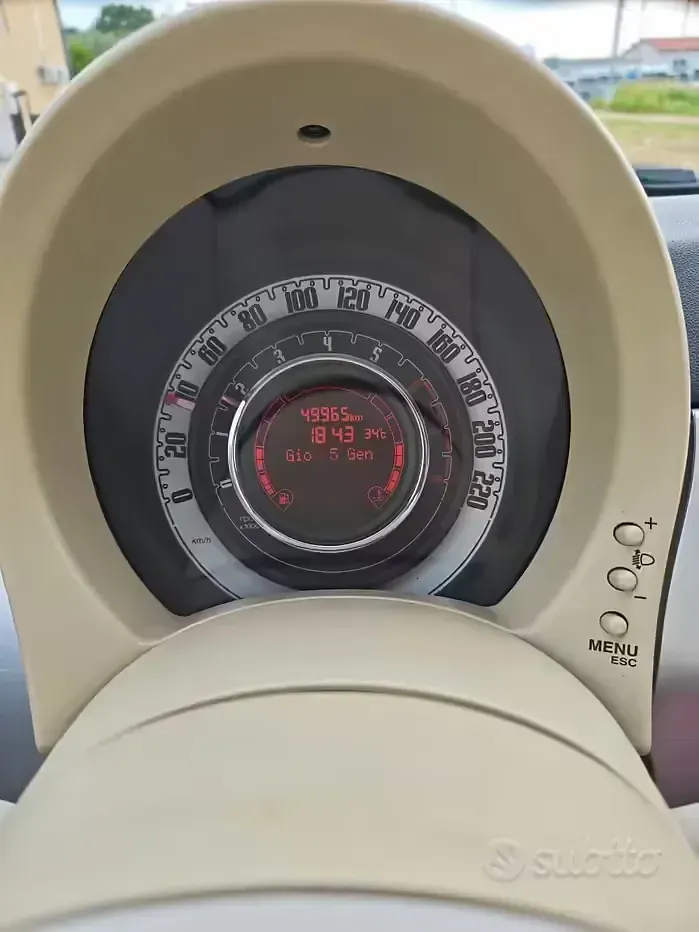 Usata Fiat 500 Pop 86 CV (63 kW) 2011 Bluazzurro Berlina