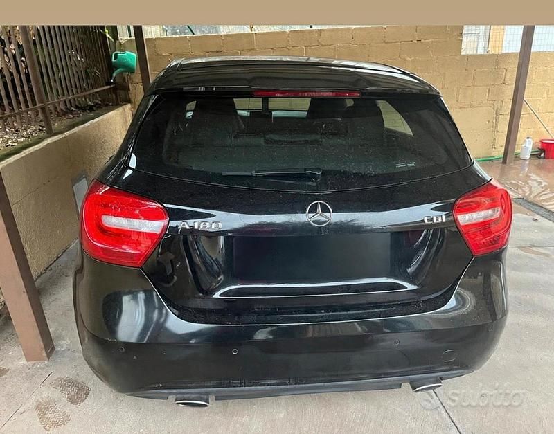 Usata Mercedes A180 2015 Nero Berlina