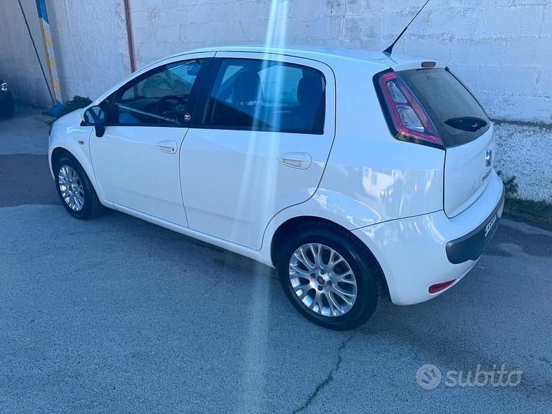 Usata Fiat Punto Evo Dynamic 69 CV (50 kW) 2011 Bianco Utilitaria