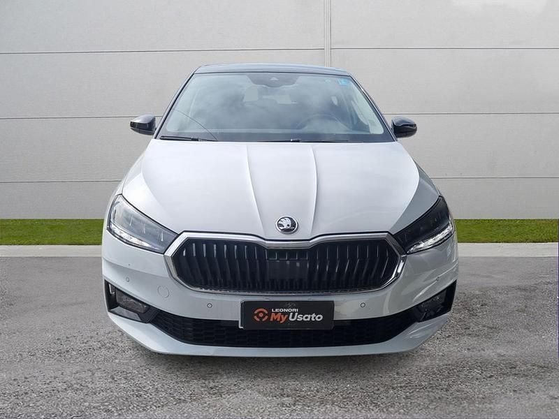 Usata Skoda Fabia Selection 80 CV (58 kW) 2025 Bianco luna metallizzato nero tulipano perlato Utilitaria