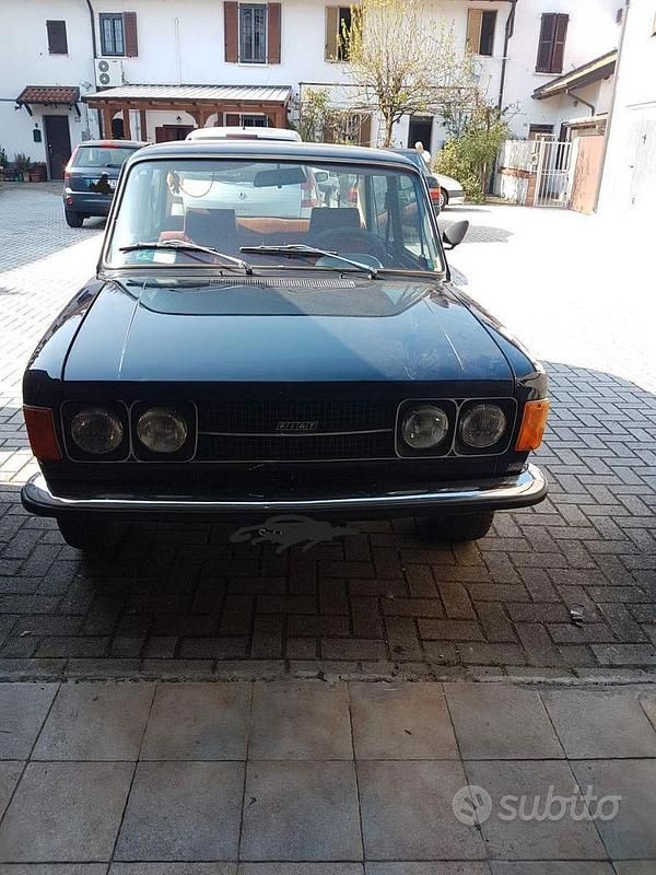 Usata Fiat 124 1970 Blu Berlina