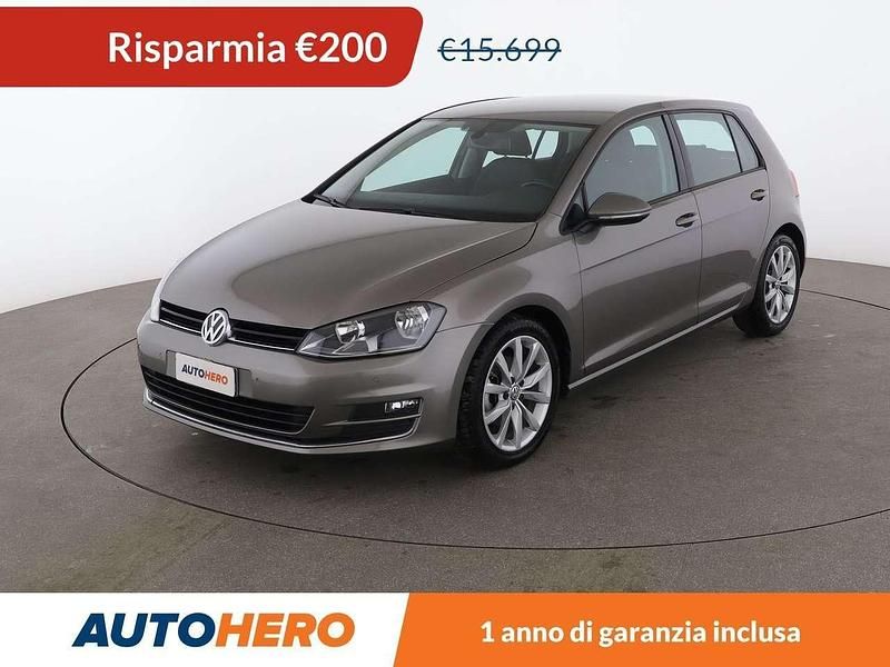 Grigio Usata 2015 VW Golf VII Highline Tre volumi | 15.499 € (Buon prezzo) - Immagine 1/3