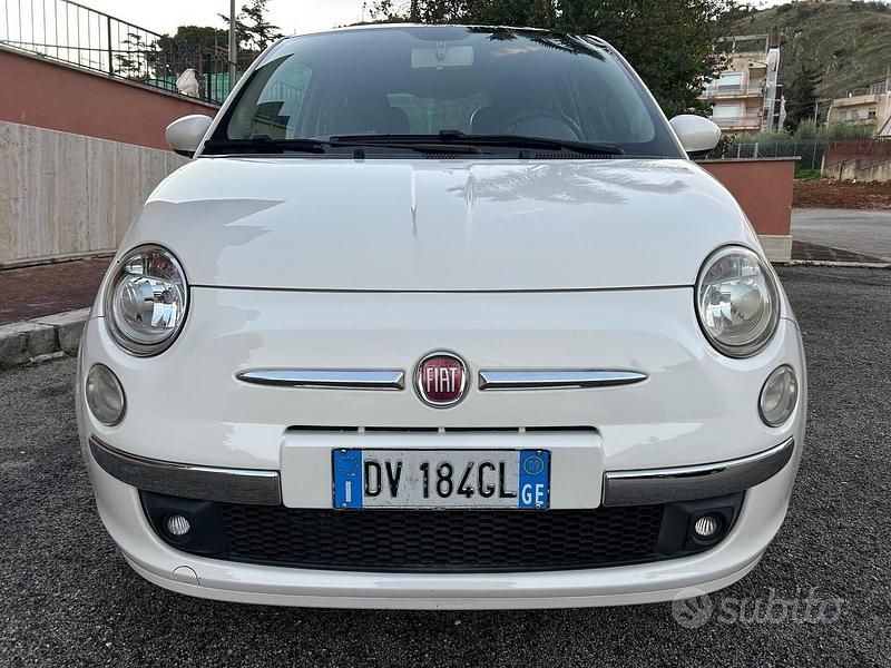 Usata Fiat 500 Lounge 69 CV (50 kW) 2009 Bianco Cabrio