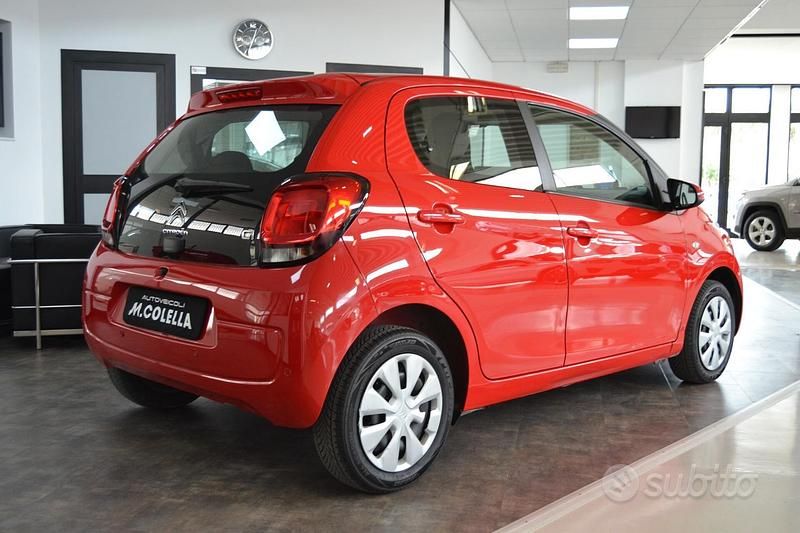 Usata Citroën C1 Feel 72 CV (52 kW) 2020 Rosso Utilitaria