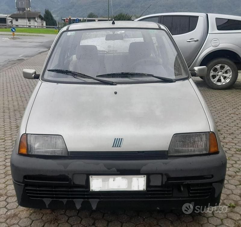 Usata Fiat Cinquecento Young 1998 Grigio Utilitaria